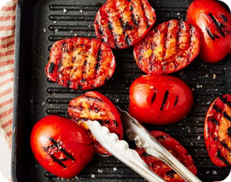Grilled Tomatoes at Home